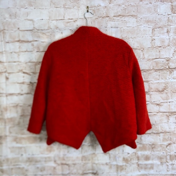 Thakoon Red Open Front Blazer Size 6 - Picture 4 of 7